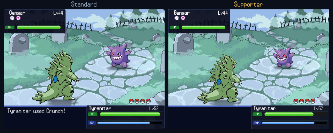 You can support the Bot now! Plus some new changes and fixes! — Animated battles