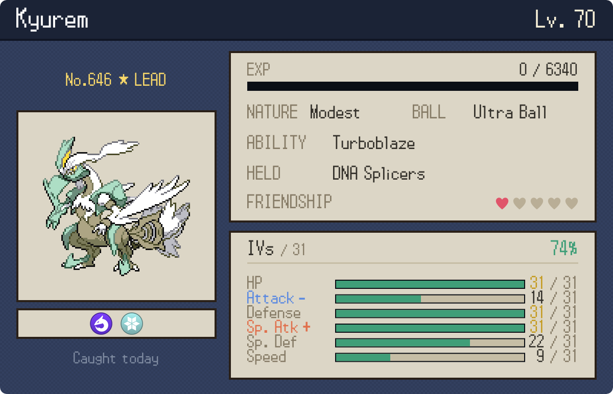 Unova arrives, and the Trainer Circuit Opens! — Kyurem fusion